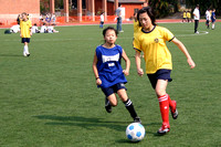 Girl's C Soccer Team at TAS